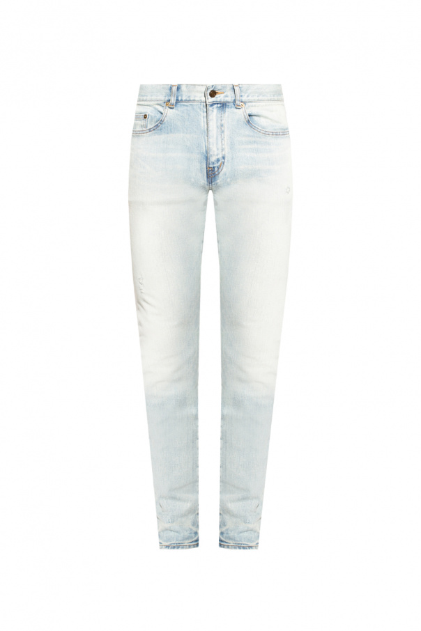 Yves saint discount laurent distressed jeans